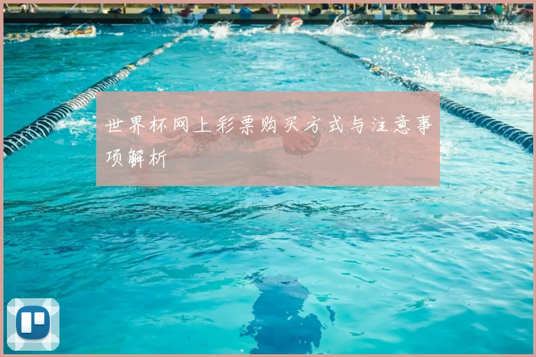 世界杯网上彩票购买方式与注意事项解析