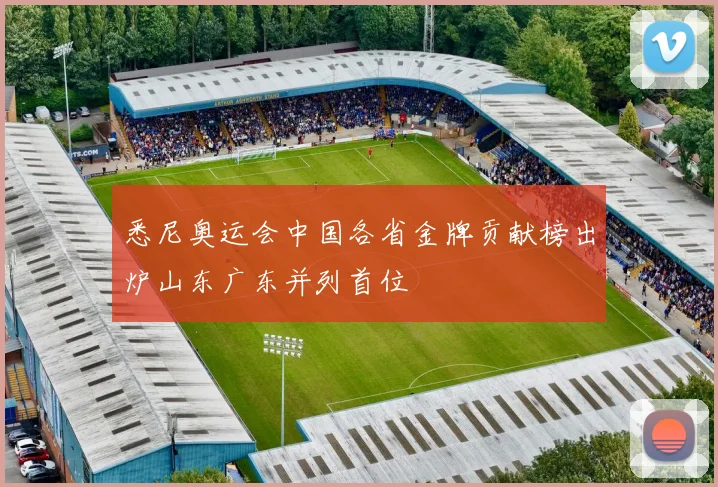 悉尼奥运会中国各省金牌贡献榜出炉山东广东并列首位